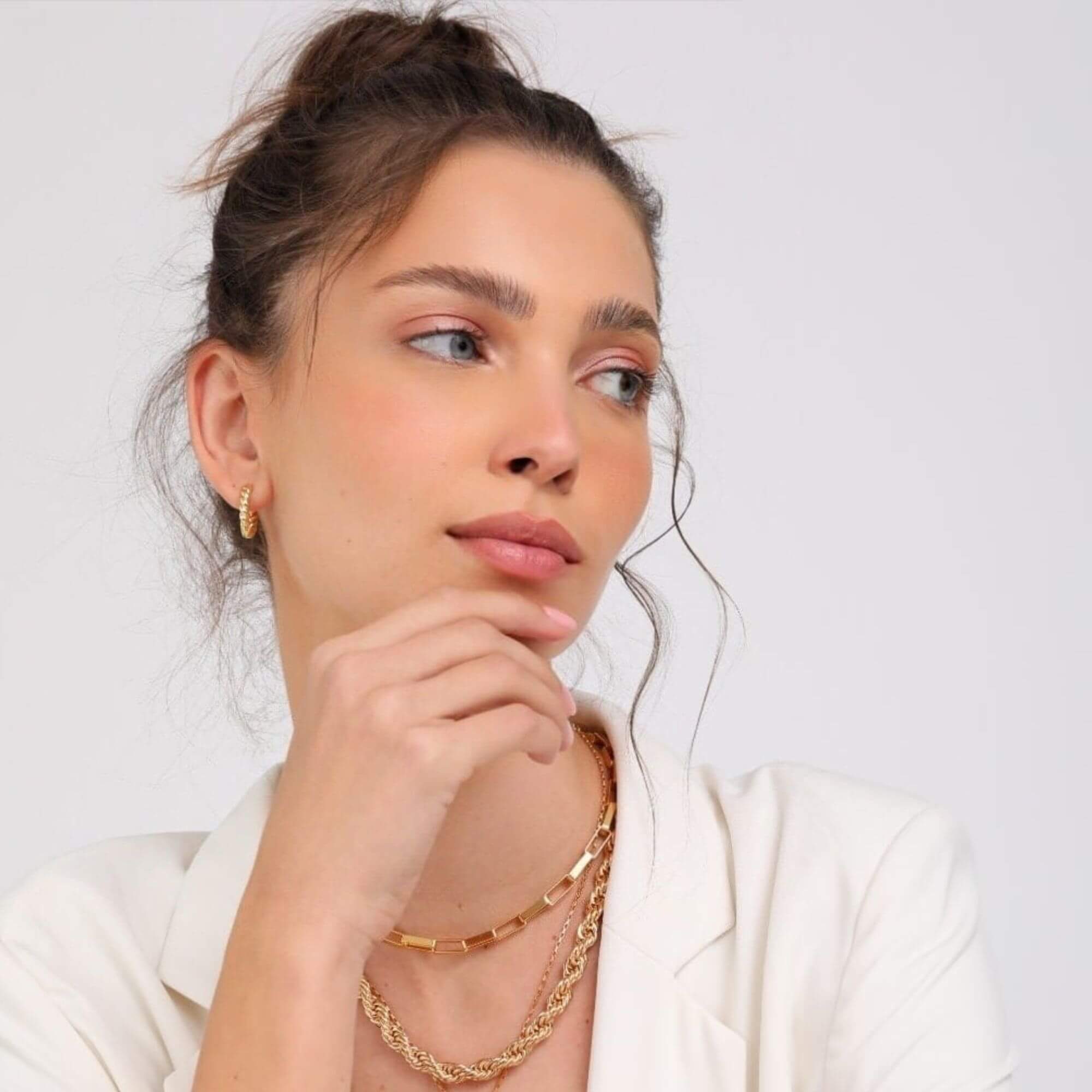 עגיל חישוק גולדי – תמונה 4